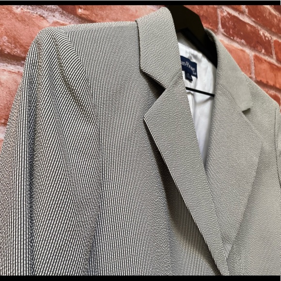 🐠Evan Picone seersucker suit jacket - Picture 5 of 11